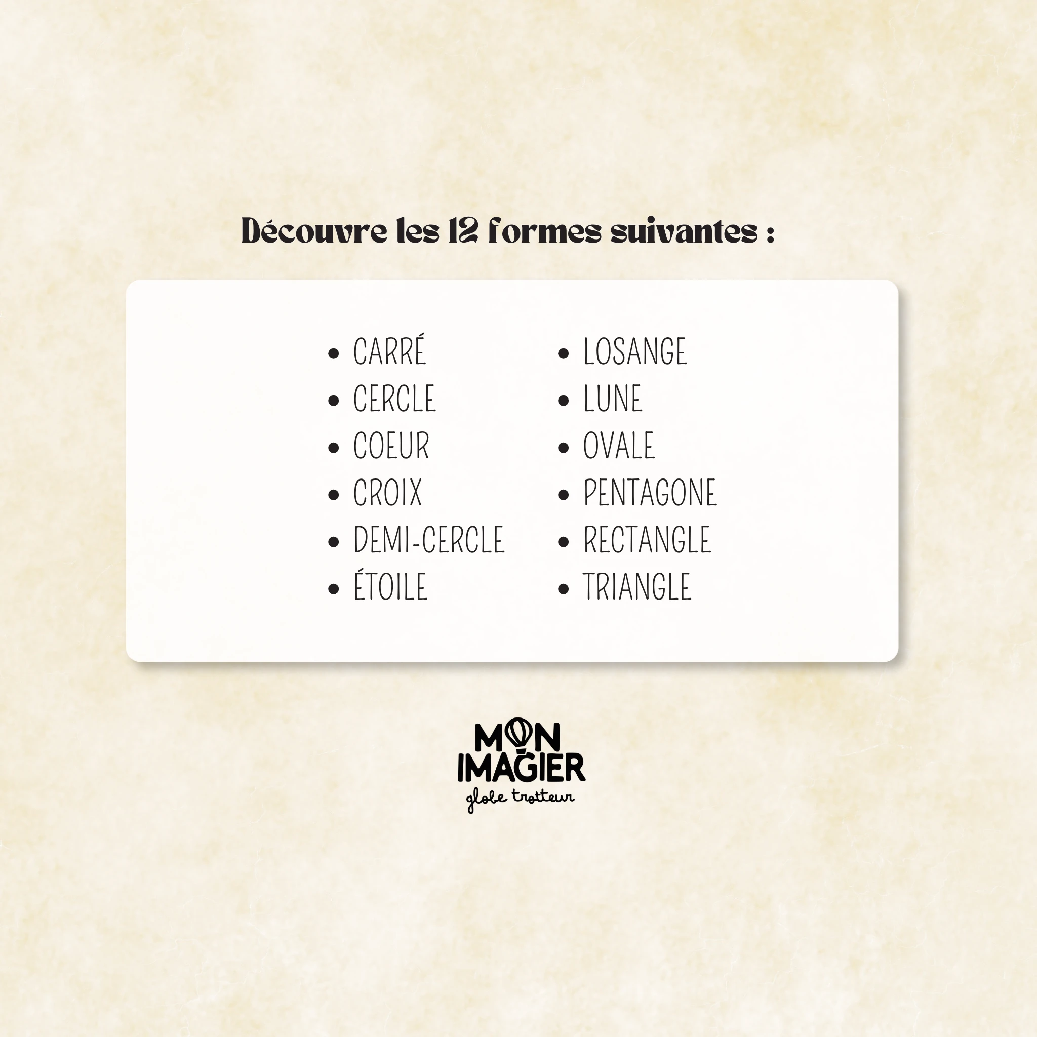 Mon imagier des formes - 4