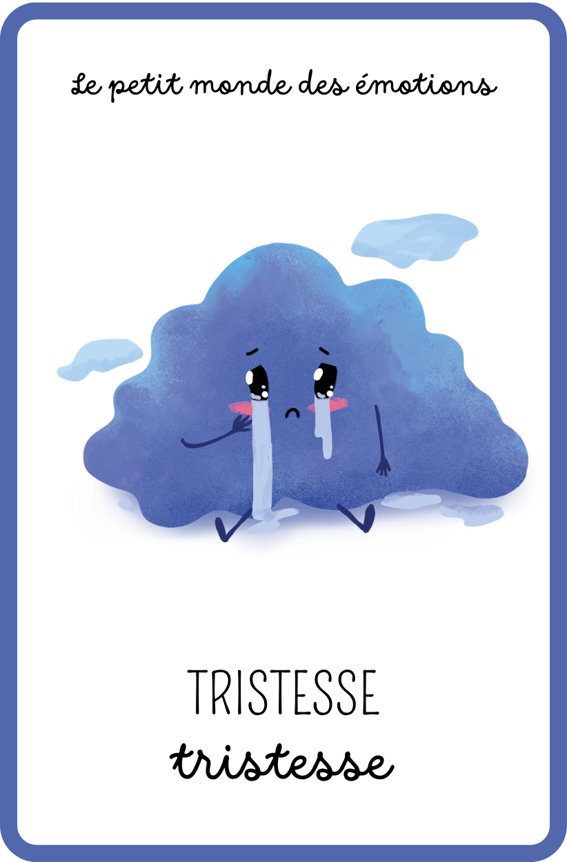 Imagier émotions : tristesse
